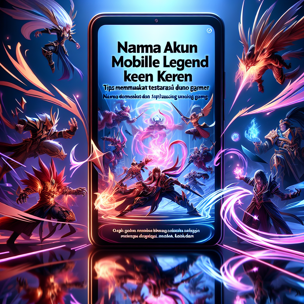 Nama Akun Mobile Legend Keren: Tips Membuat dan Inspirasi Terbaik untuk Gamer